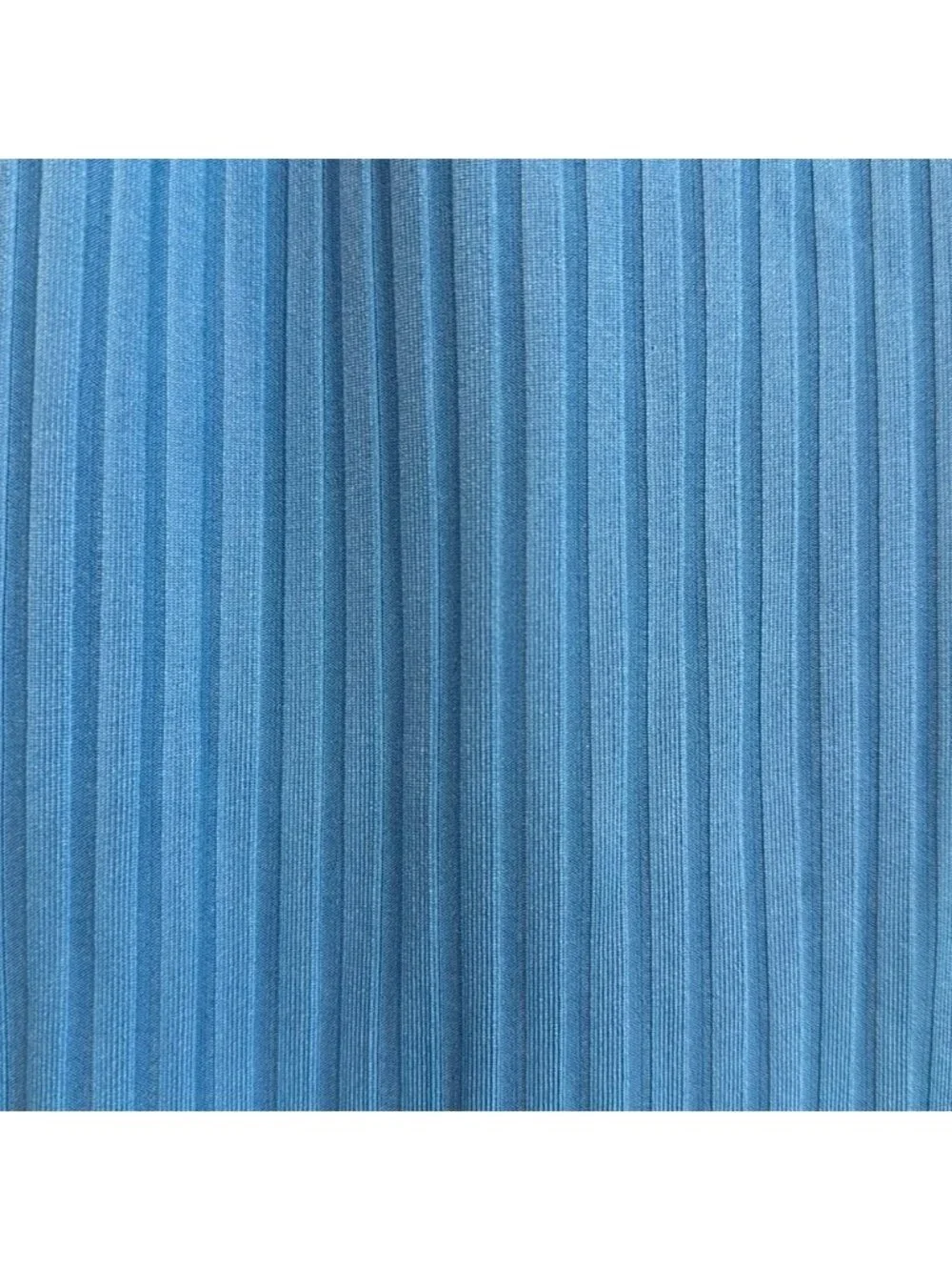 🔵 Blue Ribbed Spaghetti Strap Mini Dress - Picture 3 of 7